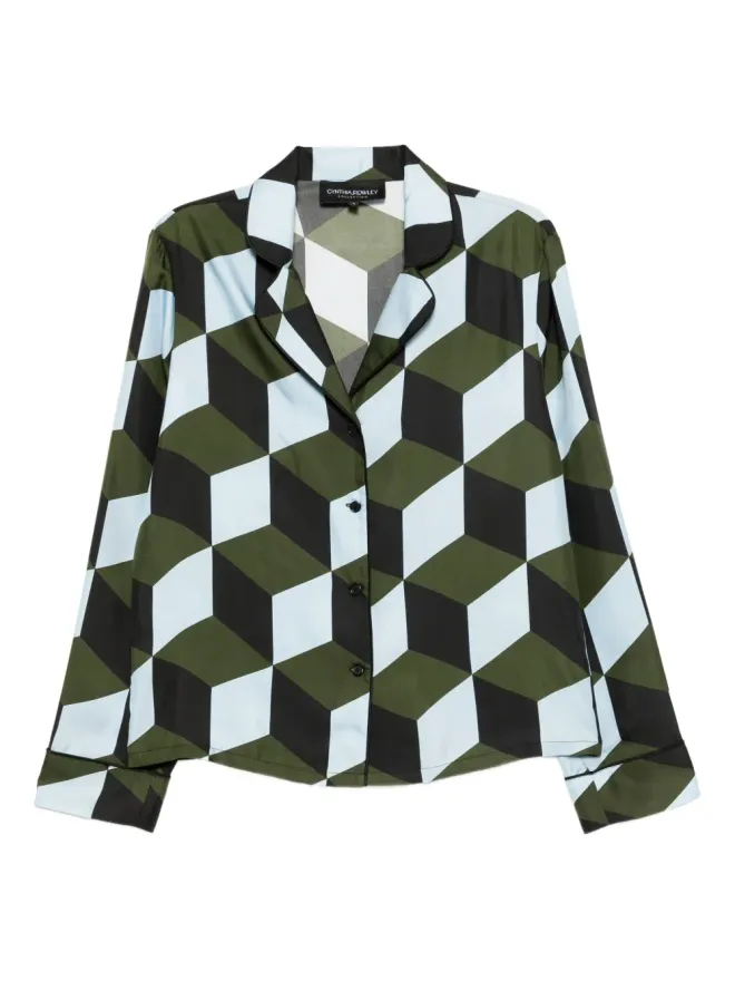 Cynthia Rowley Cynthia Rowley The Illusion shirt - Blueの商品画像