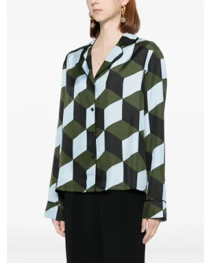 Cynthia Rowley The Illusion shirt - Blue - サムネイル3