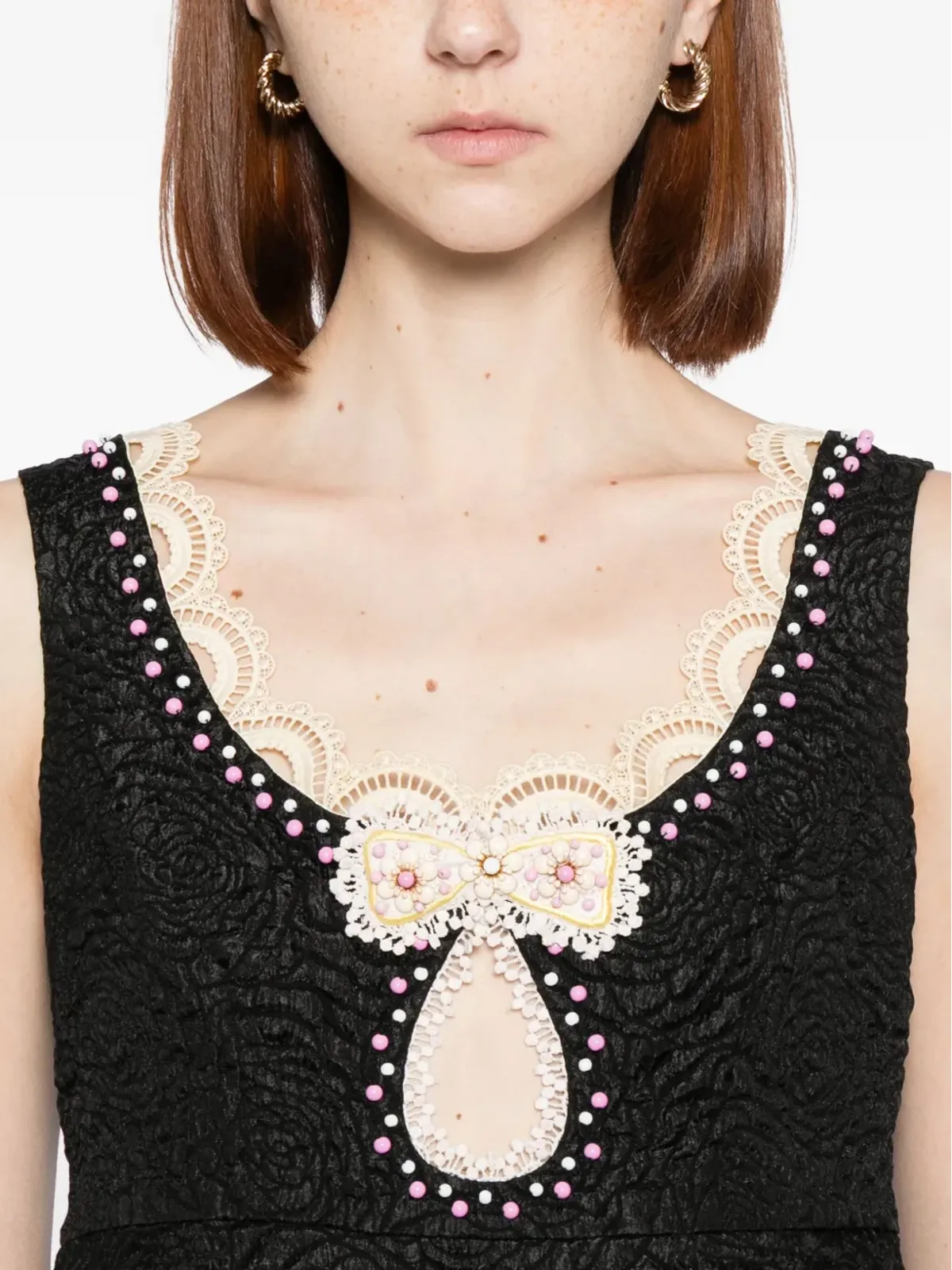Cynthia Rowley ビーズ装飾ベスト - 画像5