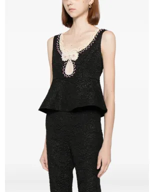 Cynthia Rowley ビーズ装飾ベスト - サムネイル3
