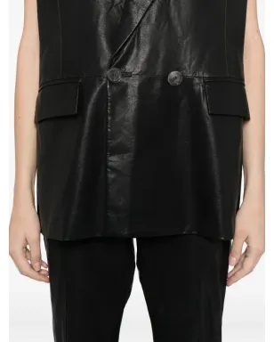 Cynthia Rowley レザー ウエストコート - サムネイル5