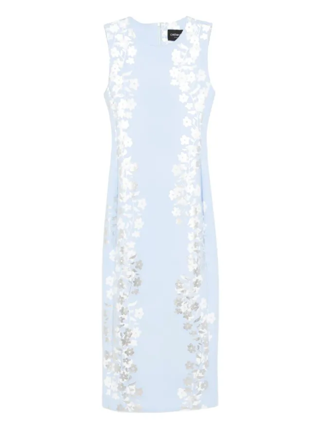 Cynthia Rowley Cynthia Rowley 花柄プリント ミディドレスの商品画像