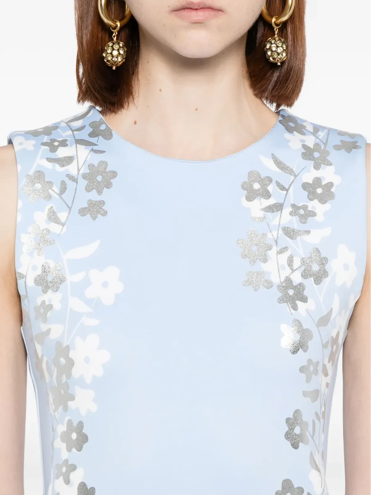 Cynthia Rowley 花柄プリント ミディドレス - 画像5