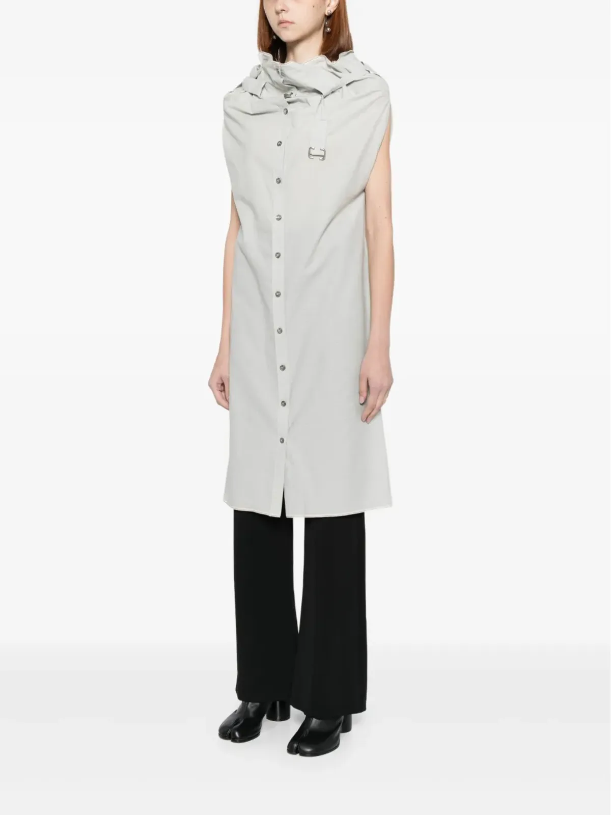 Carol Christian Poell Self Edge shirt - Grey - 画像3