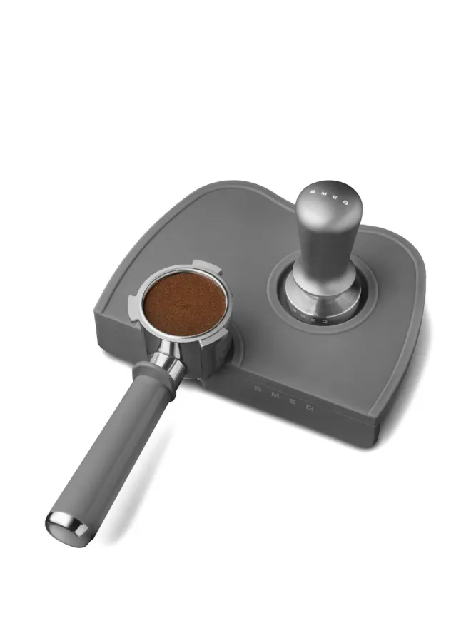Smeg Smeg stainless steel Espresso coffee tamping set - Greyの商品画像