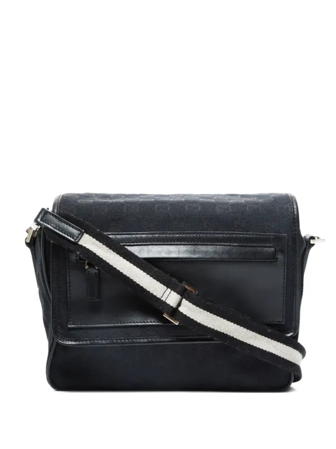 Gucci Pre-Owned Gucci ビンテージ 1990-2000年代 モノグラム柄 ショルダーバッグ - ブラックの商品画像