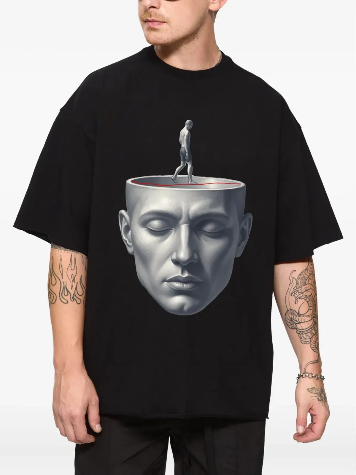 HAMZA Serenity グラフィックTシャツ - 画像1