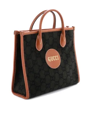 Gucci ビンテージ オフ・ザ・グリッド GGウール ミニトートバッグ - グリーン - サムネイル3