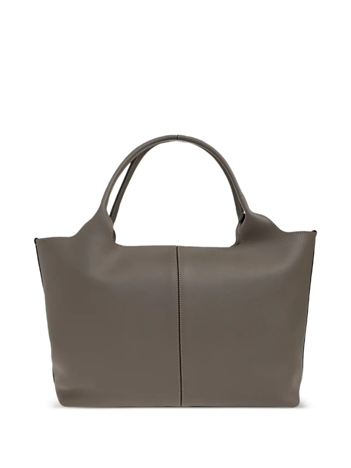 Tod's レザー ショッパーバッグ - グレー - 画像3