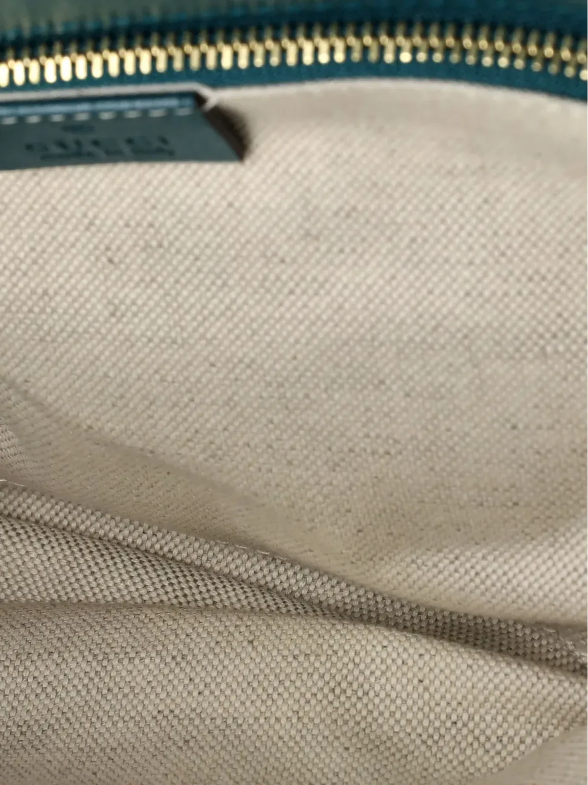Gucci ビンテージ ホースビット1955 レザーの小型ショルダーバッグ - ブルー - 画像4