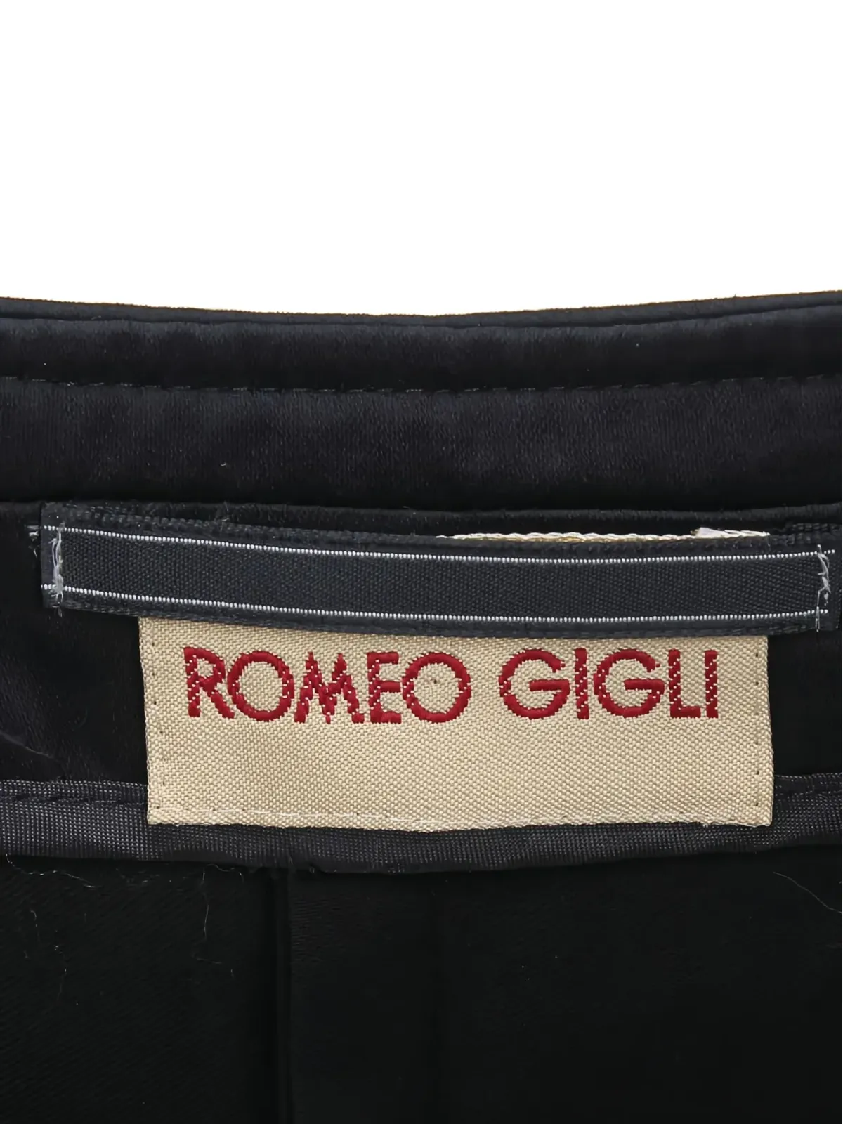 Romeo Gigli Pre-Owned 1990s ジップアップジレ（ブラック） - 画像3