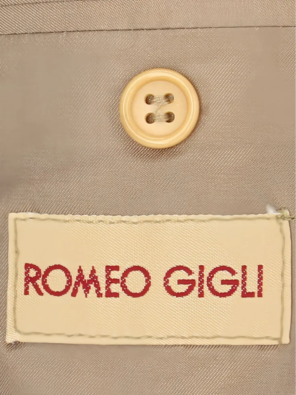 Romeo Gigli Pre-Owned 1990年代 シングルブレスト ウールコート - 画像5