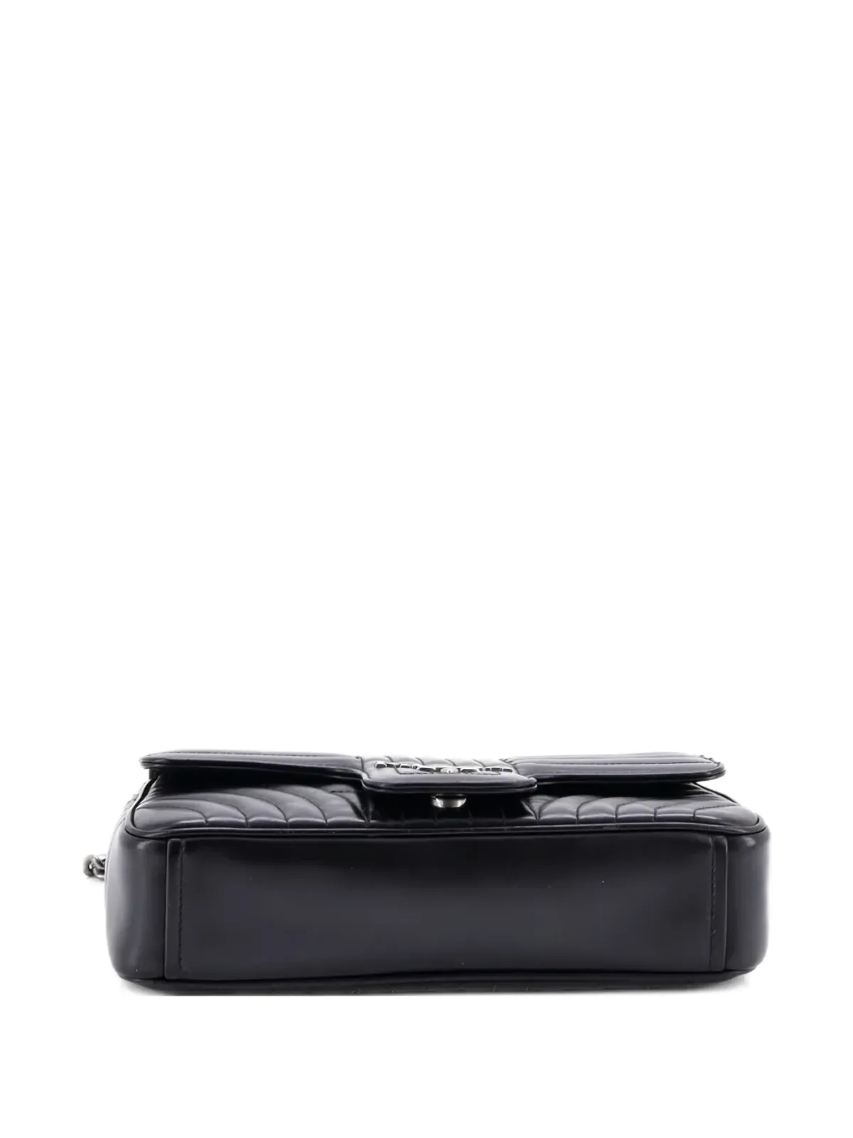 Prada ビンテージ チェーンフラップショルダーバッグ Diagramme キルテッドレザー ミディアム クロスボディバッグ - 画像3