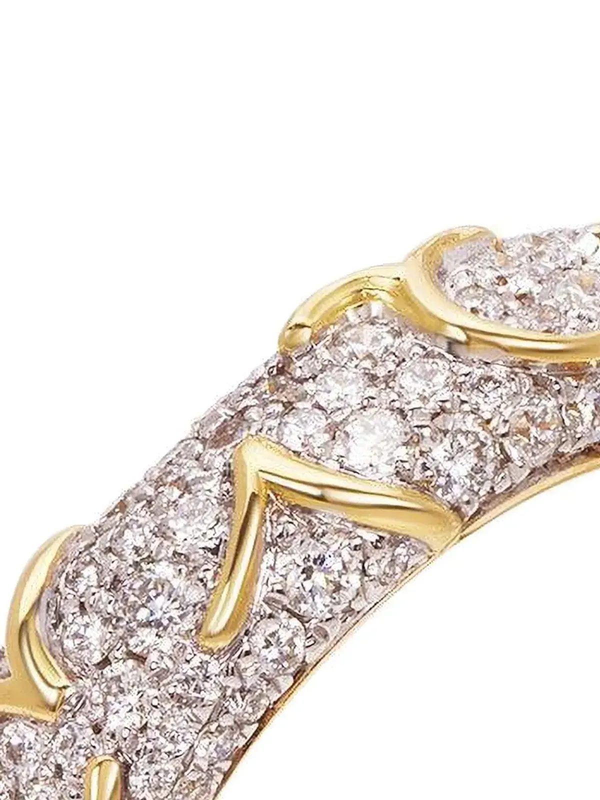 MARINA B 18K イエローゴールド Ondine ダイヤモンド リング - 画像2
