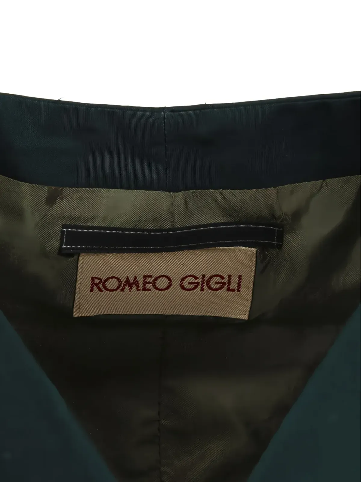 Romeo Gigli Pre-Owned コットン ウエストコート - グリーン - 画像4