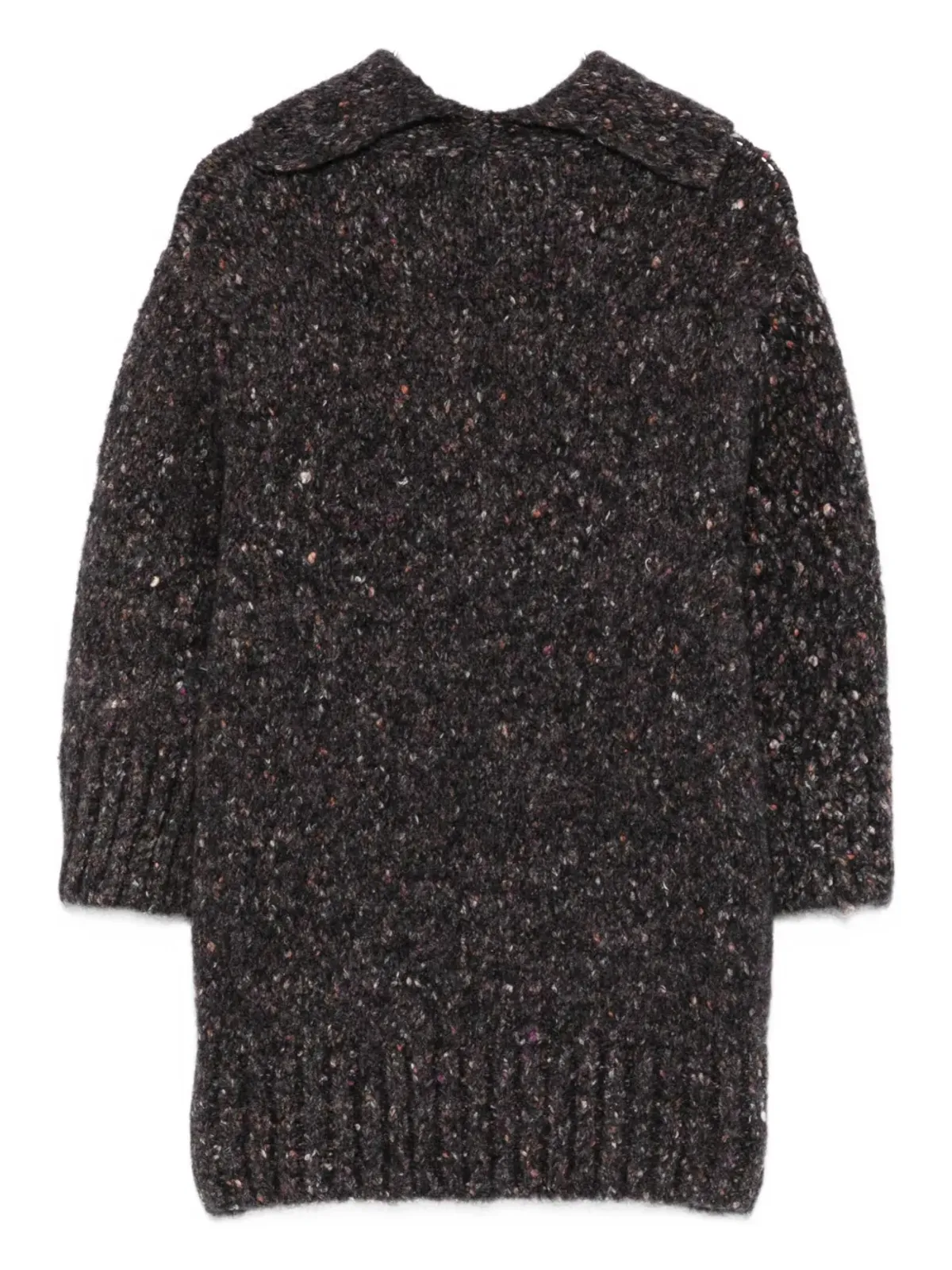 Vanisè round-collar sweater - Black - 画像2