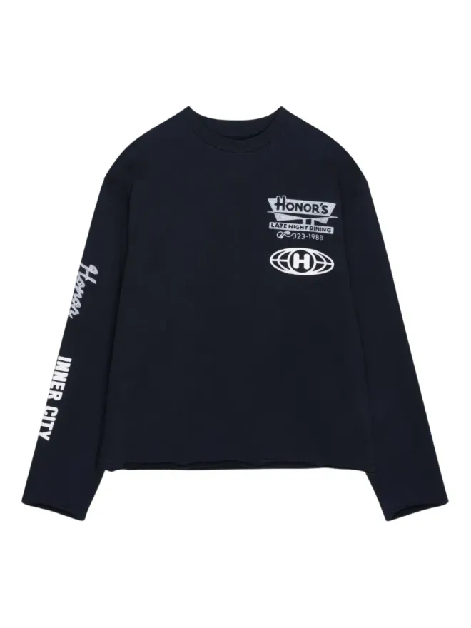Honor The Gift Honor The Gift ロゴ クルーネック Tシャツ - ブラックの商品画像