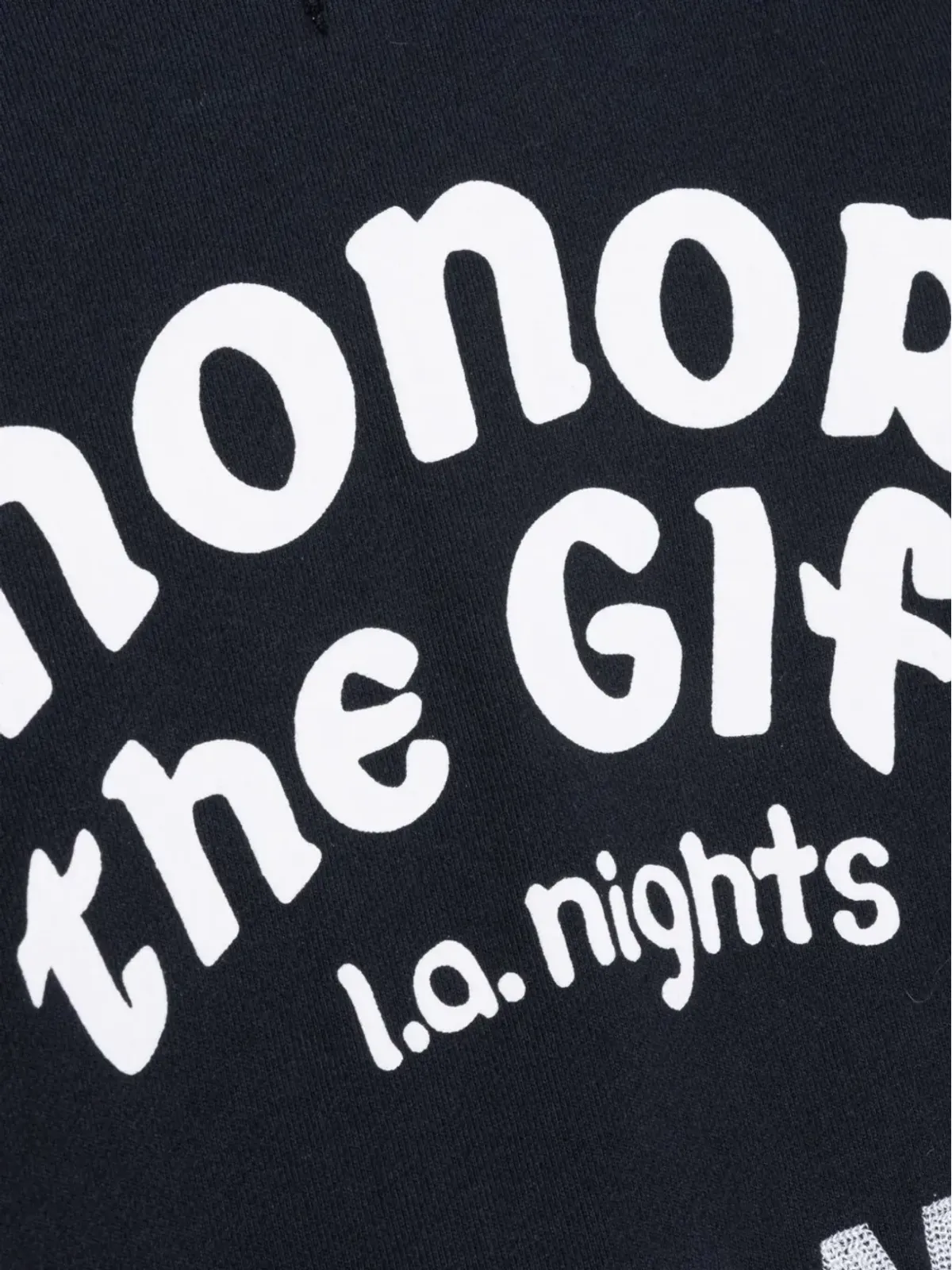 Honor The Gift ロゴ クルーネック Tシャツ - ブラック - 画像5
