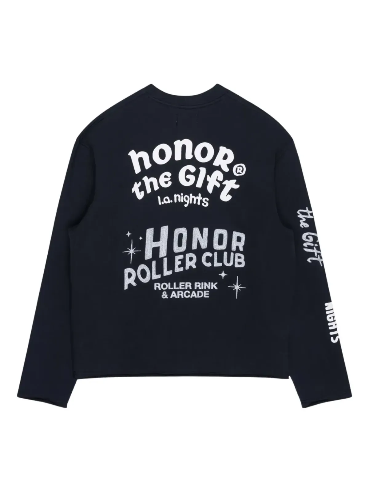 Honor The Gift ロゴ クルーネック Tシャツ - ブラック - 画像2