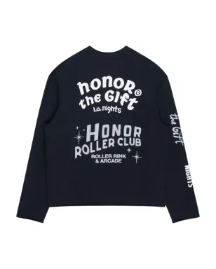 Honor The Gift ロゴ クルーネック Tシャツ - ブラック - サムネイル2