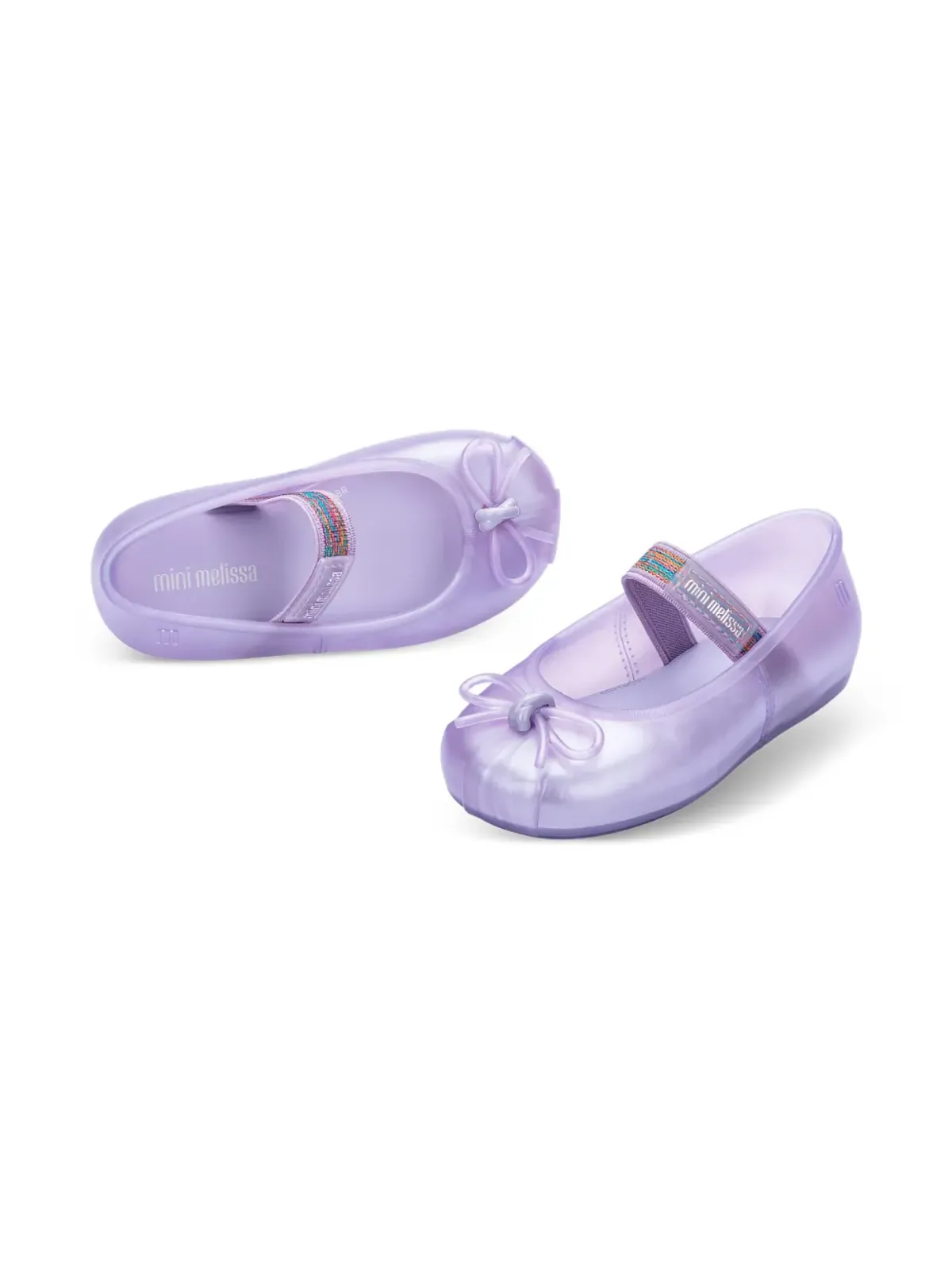 Mini Melissa ソフィー リボン付きバレエフラット - 画像3