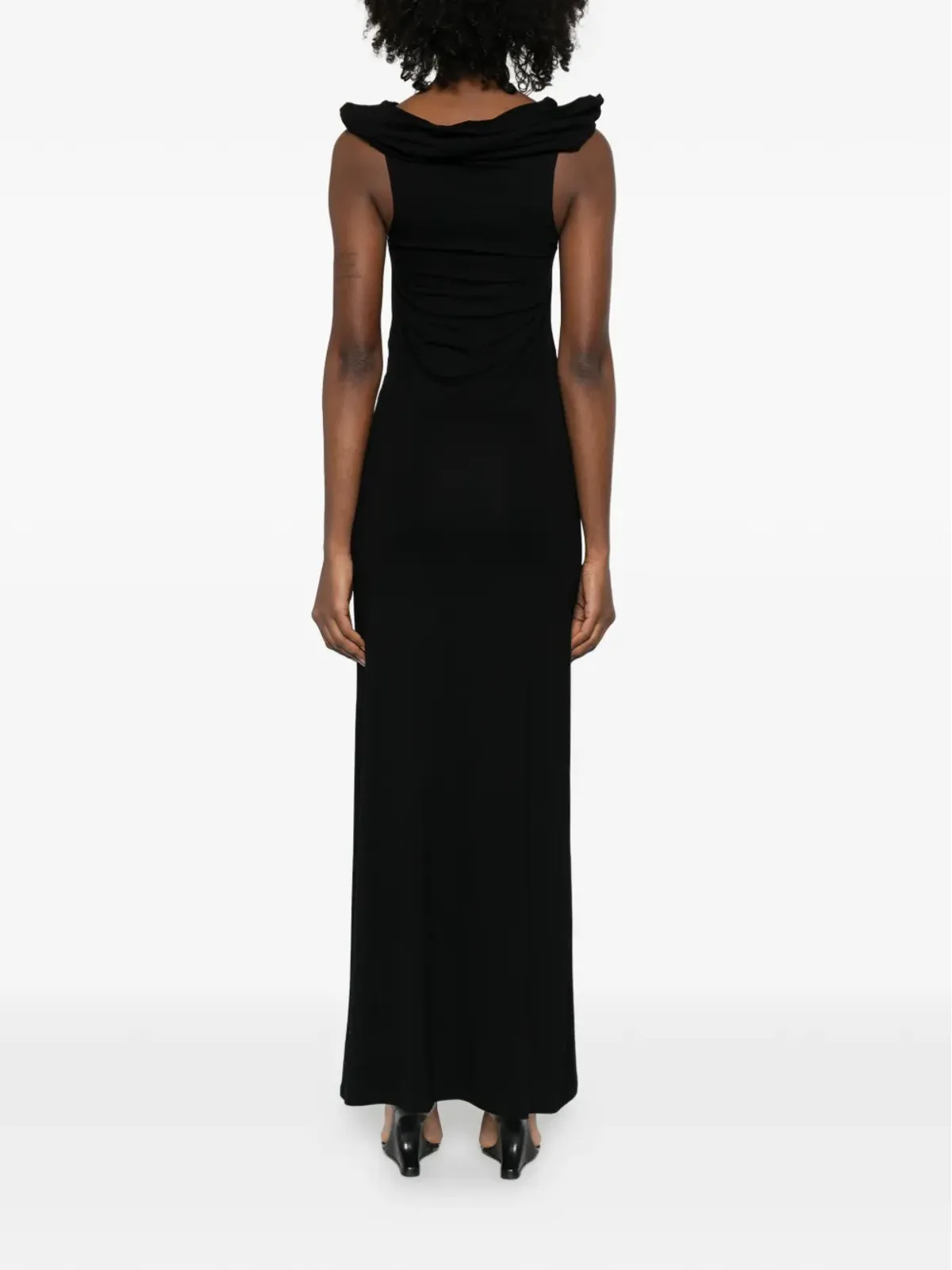 Cowboys of Habit オフショルダー カットアウト マキシドレス - 画像4