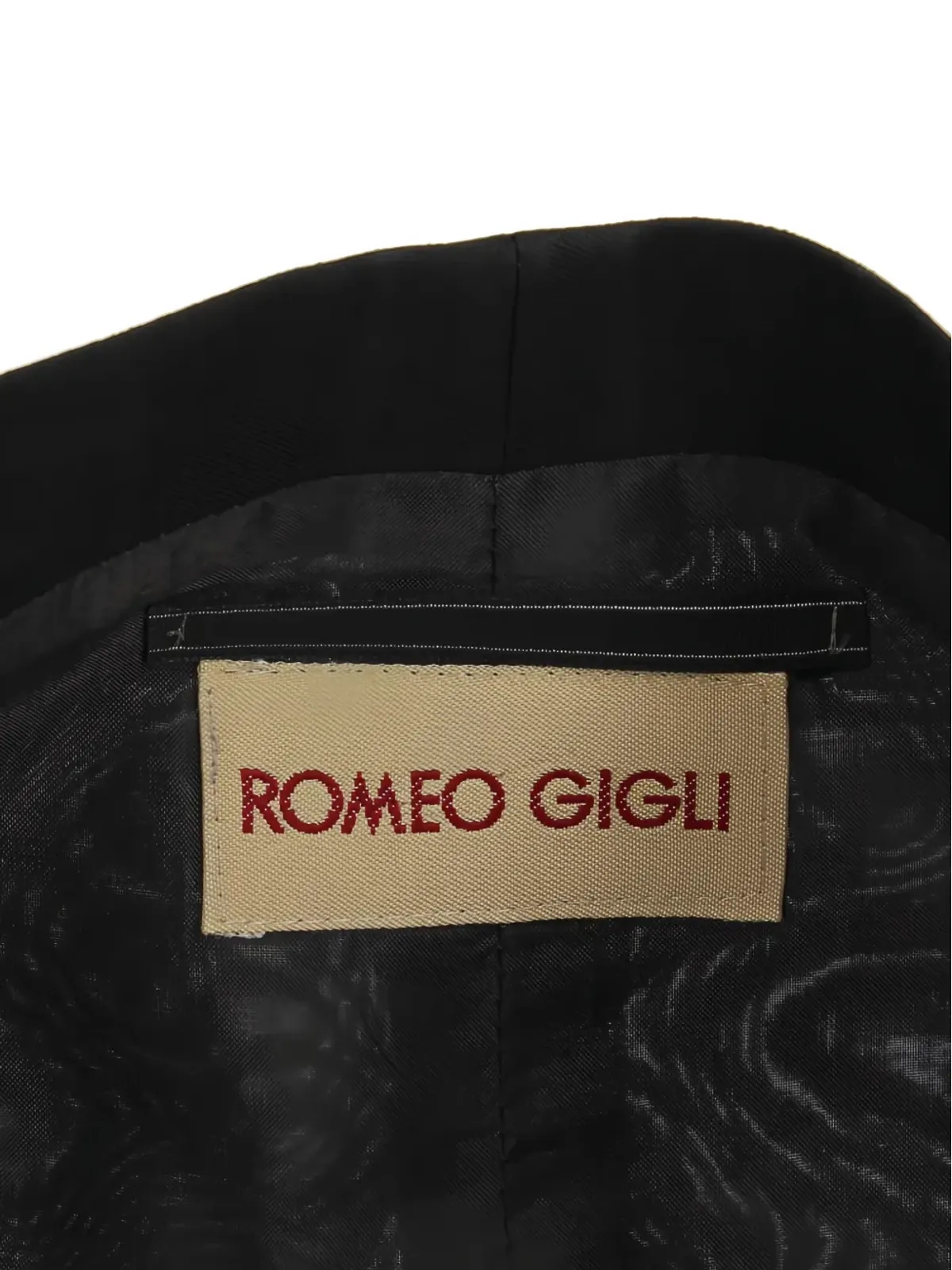 Romeo Gigli Pre-Owned 1990s シングルブレスト パターン ウエストコート - 画像5