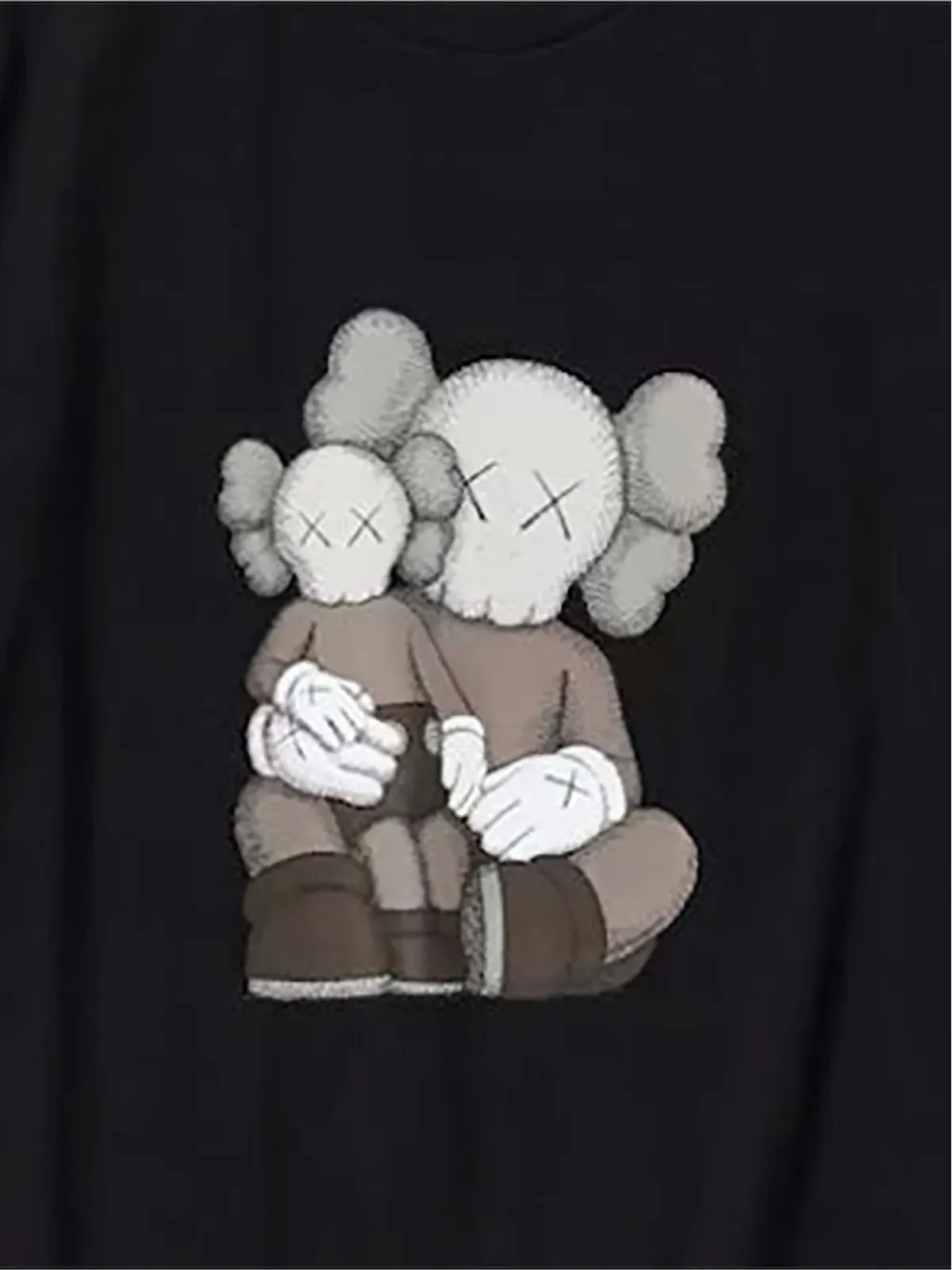 KAWS グラフィックプリント 半袖Tシャツ - 画像2