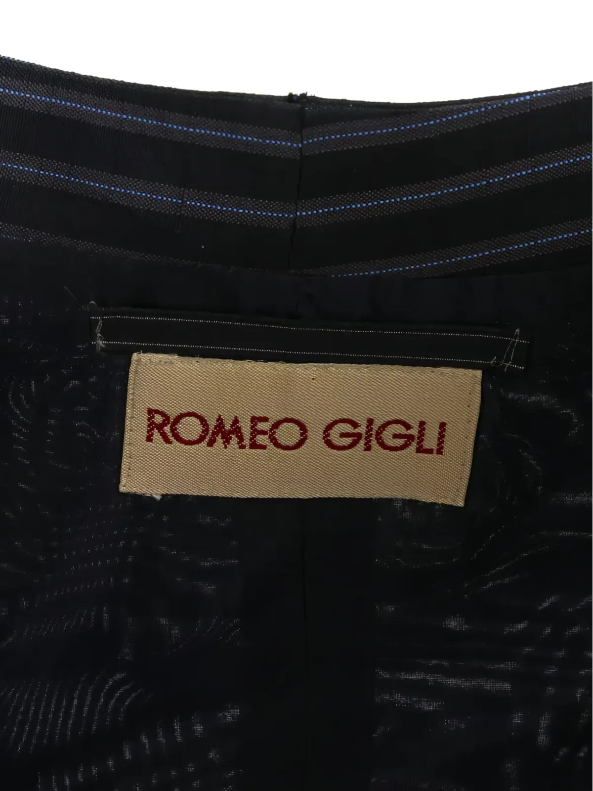 Romeo Gigli Pre-Owned 1990年代ストライプ柄ベスト - 画像4