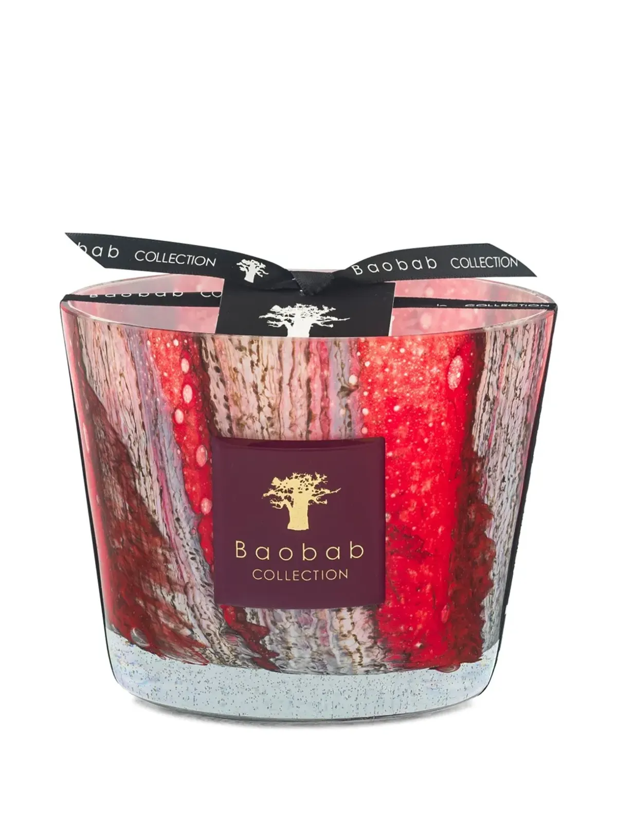Baobab Collection Risoud キャンドル - レッド - 画像1