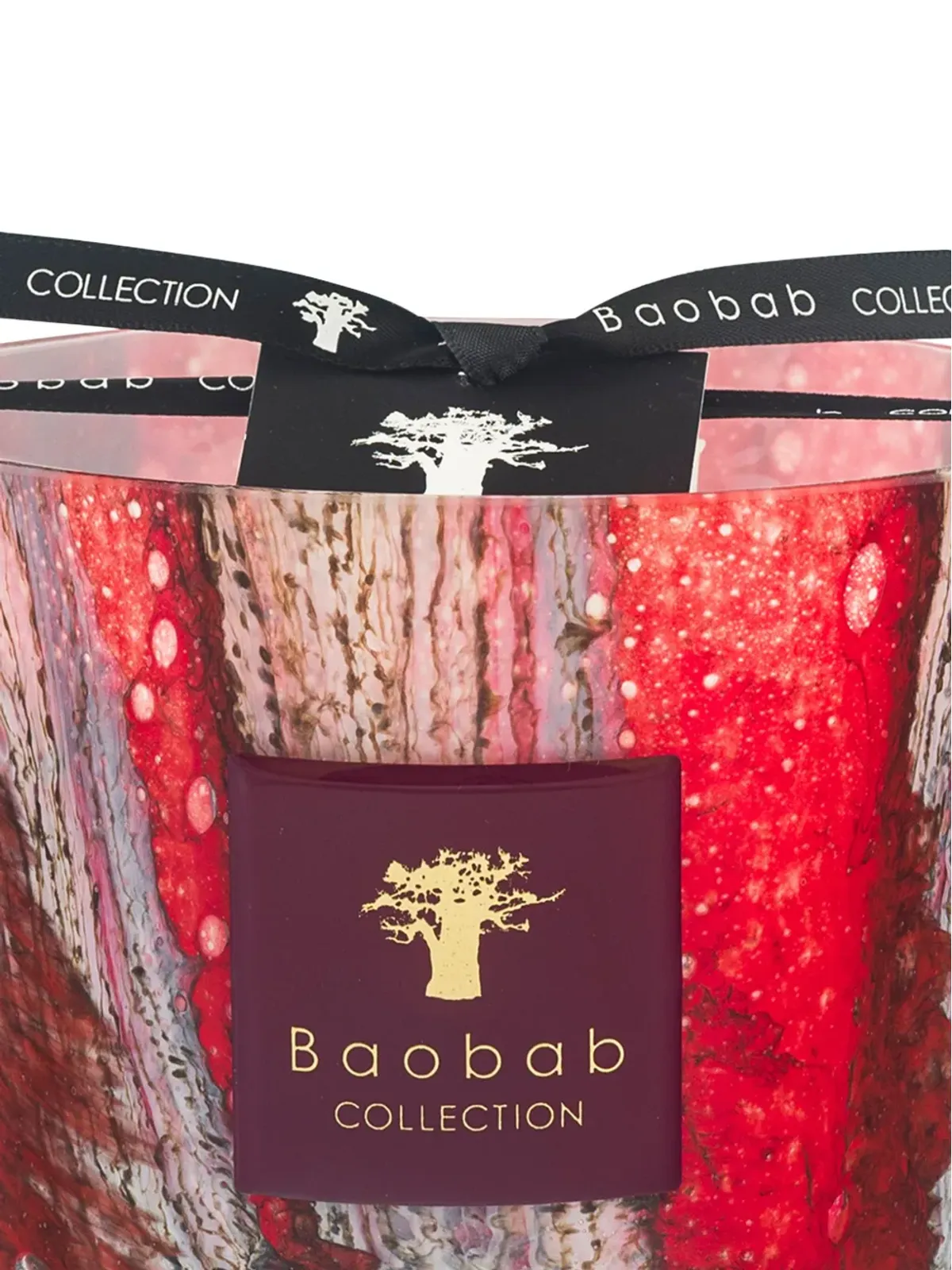 Baobab Collection Risoud キャンドル - レッド - 画像3