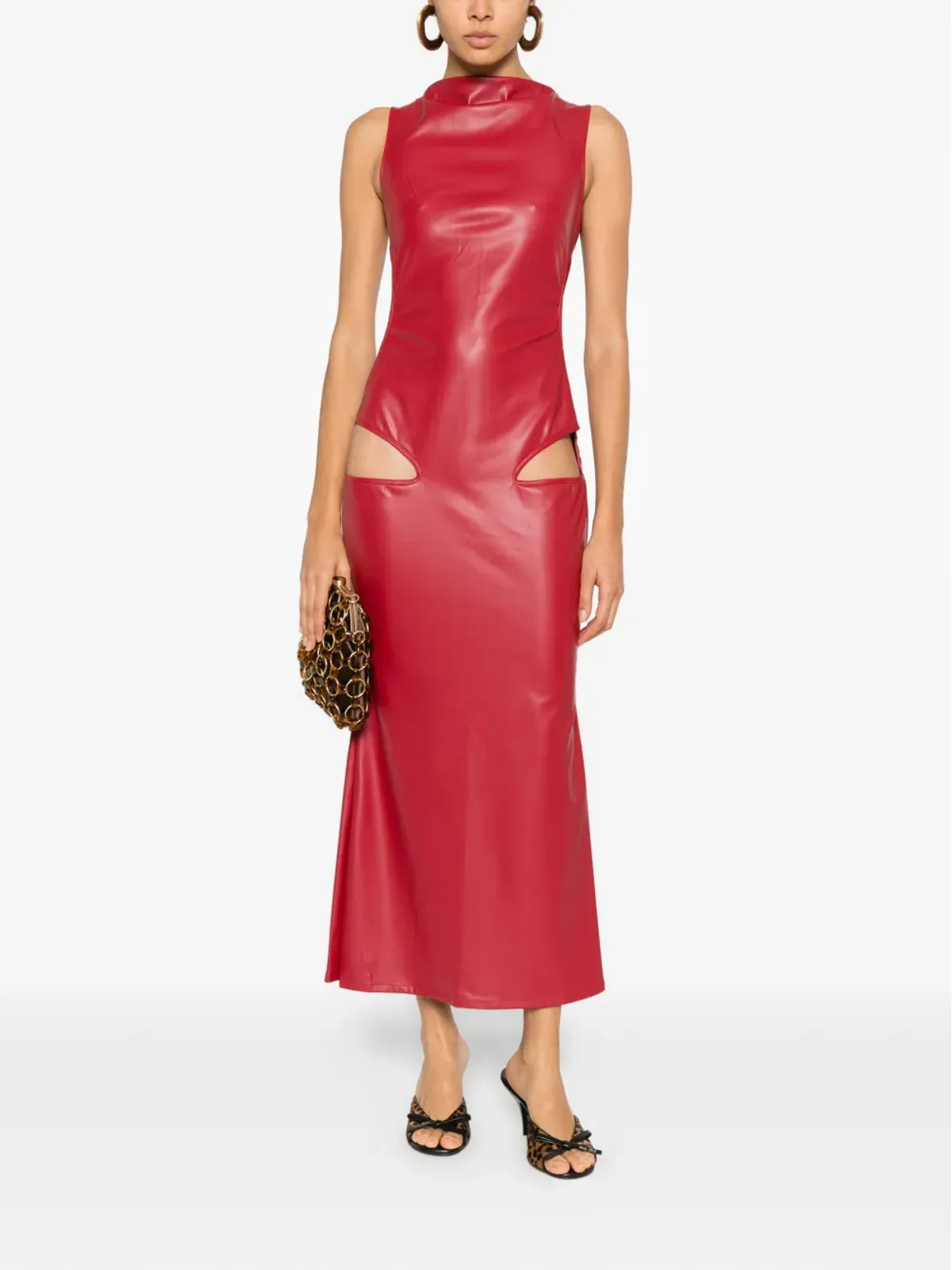 Cowboys of Habit Marnie cut-out midi dress - 画像2