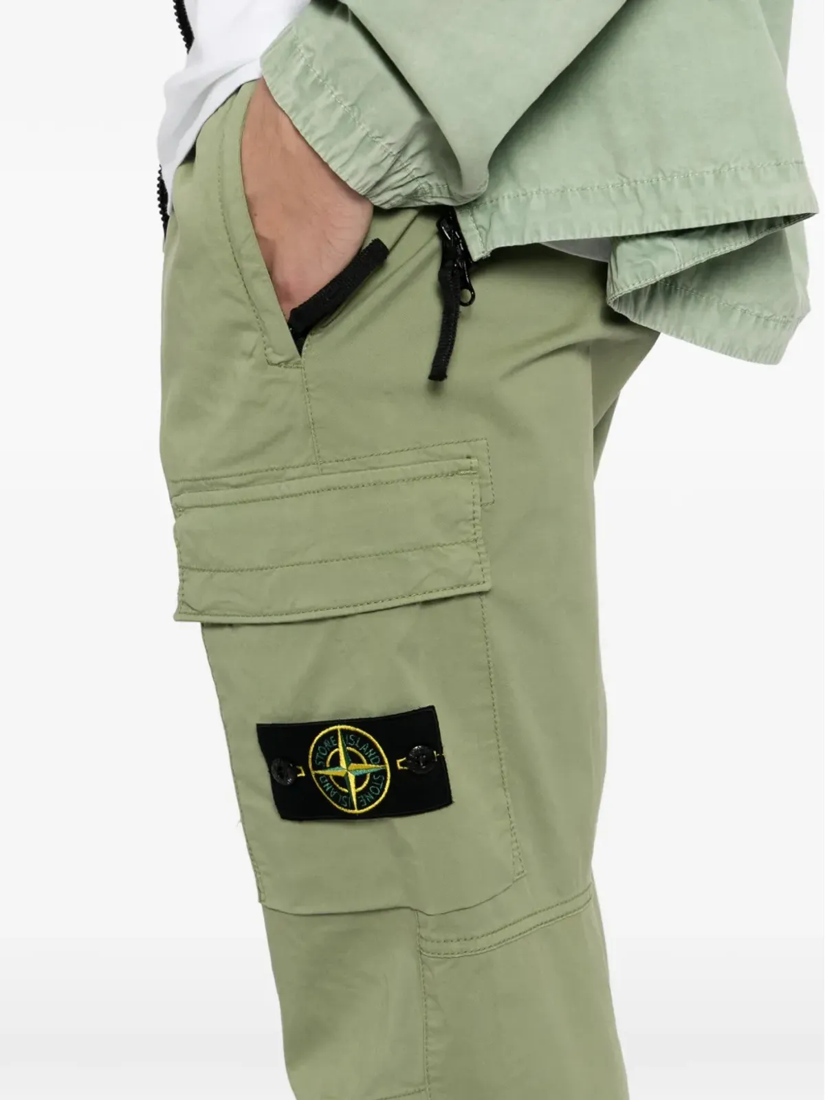 Stone Island パンタローネ テーパード トラックパンツ - 画像5