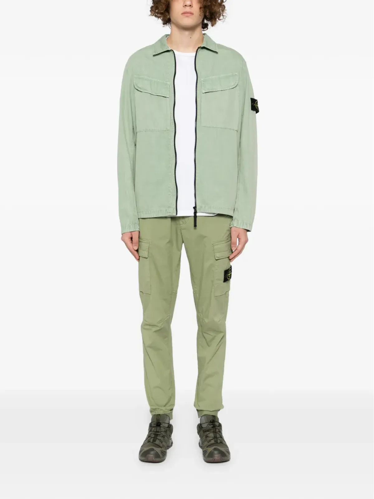 Stone Island パンタローネ テーパード トラックパンツ - 画像2