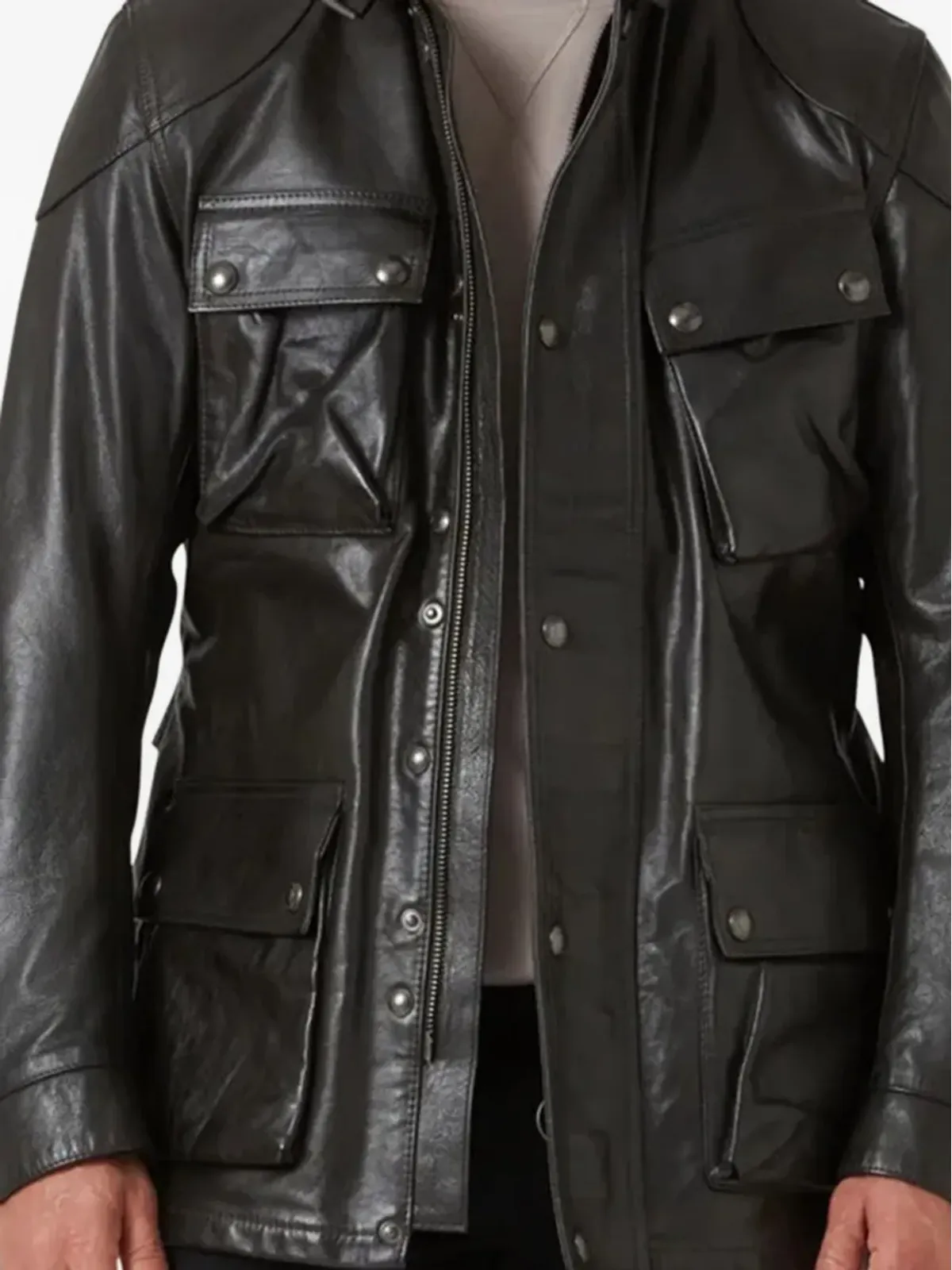 Belstaff トライアルマスター レザージャケット - 画像2