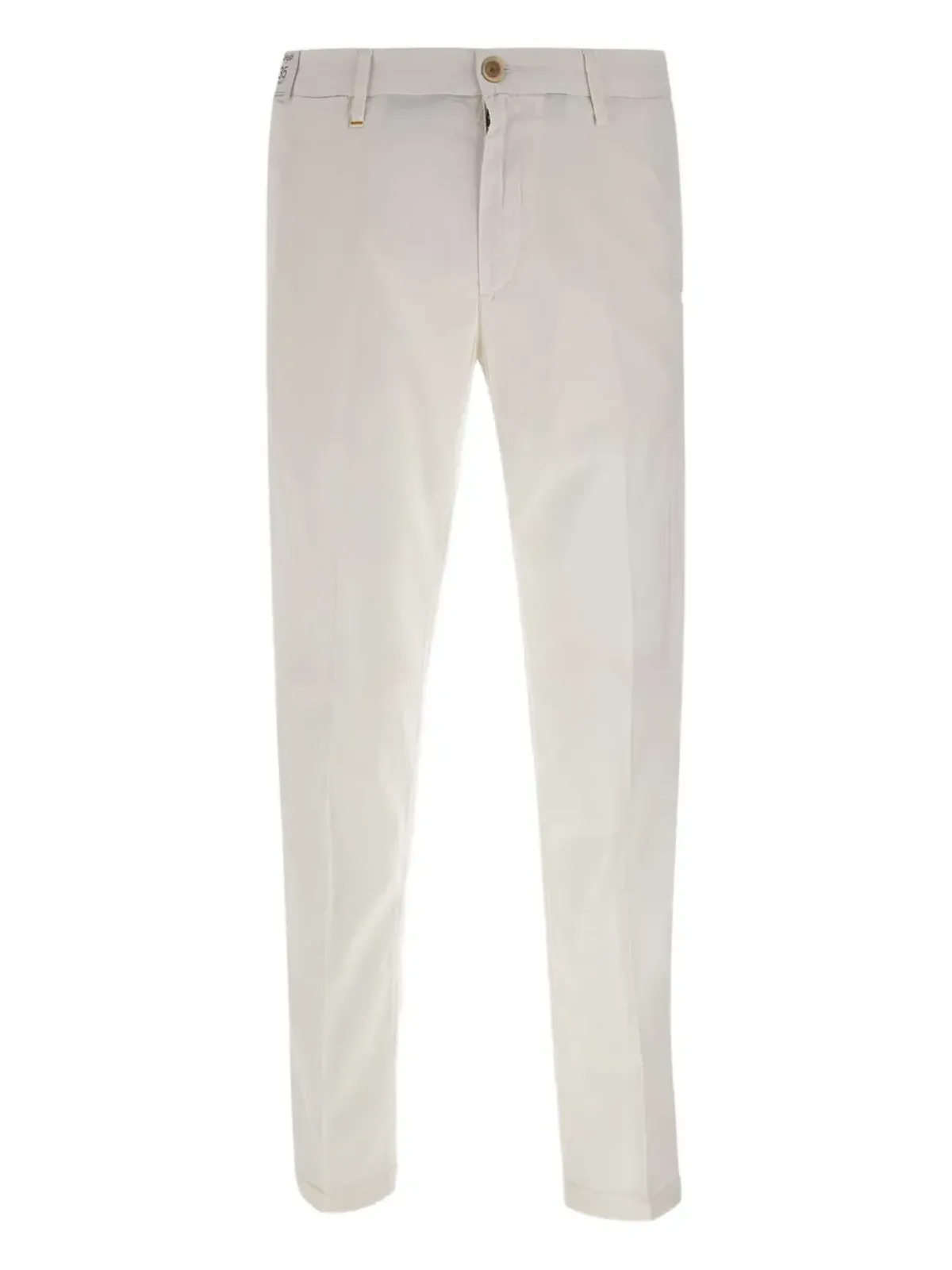 Re-Hash logo button chinos trousers - 画像1