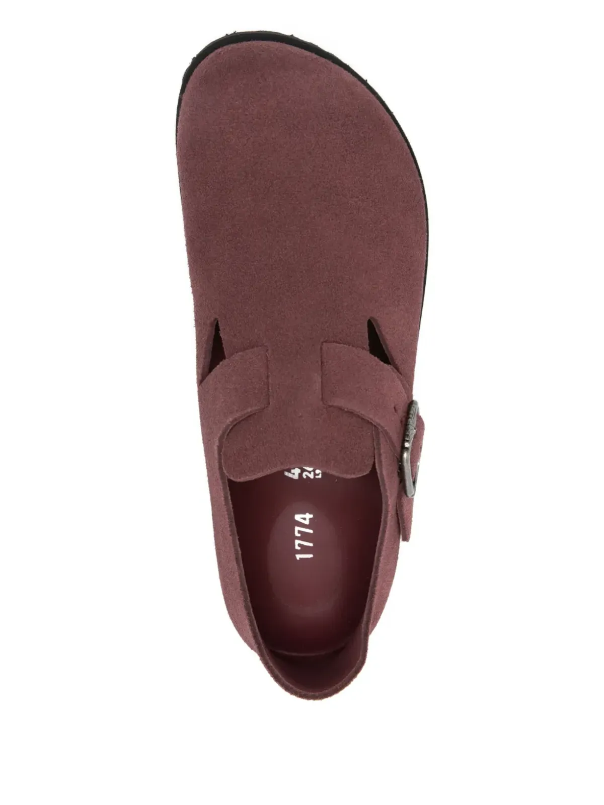 BIRKENSTOCK 1774 ベルリン London スエード ダービーシューズ - レッド - 画像4
