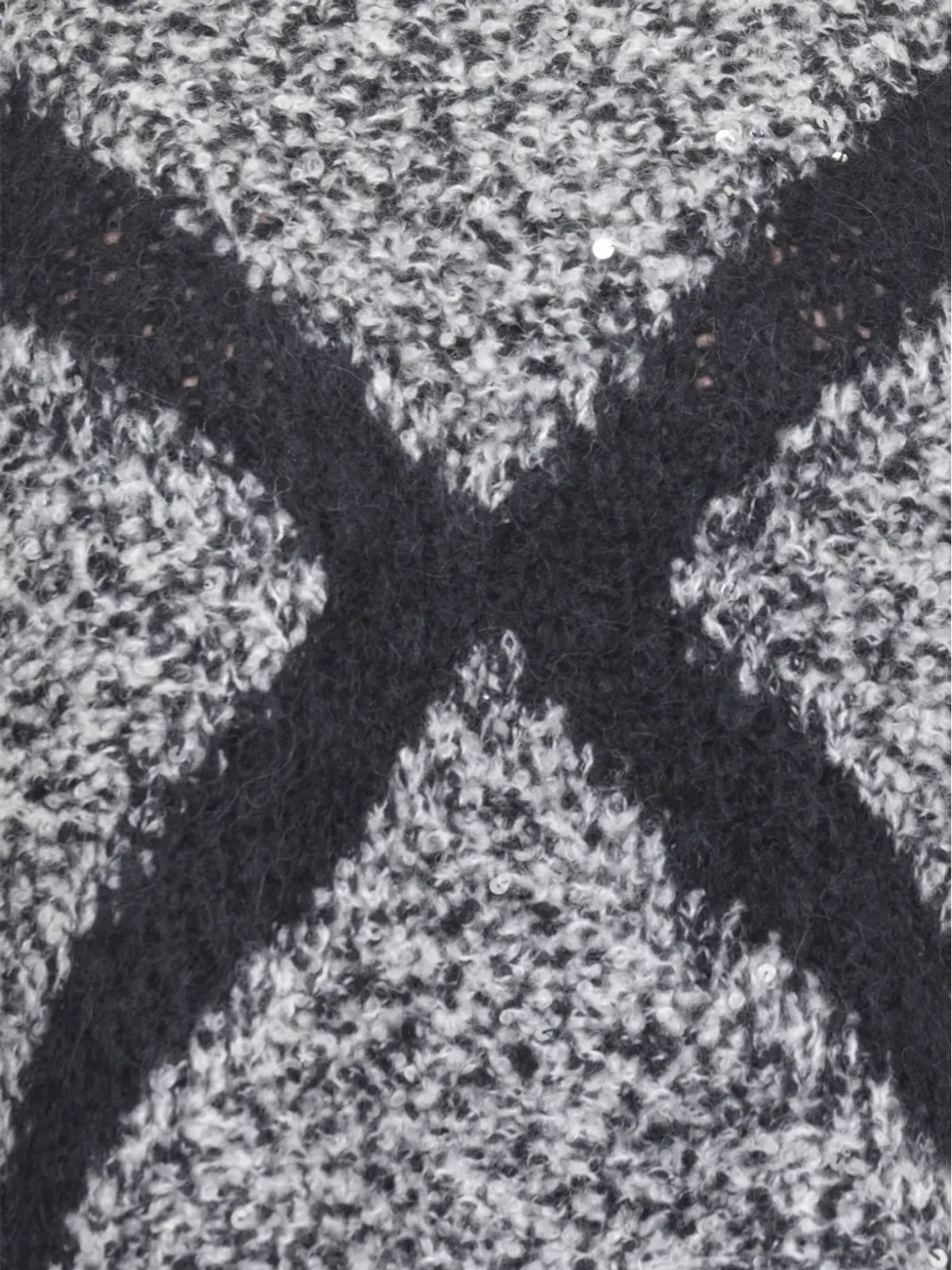 PANICALE ハイネック付きニットポンチョ - 画像5