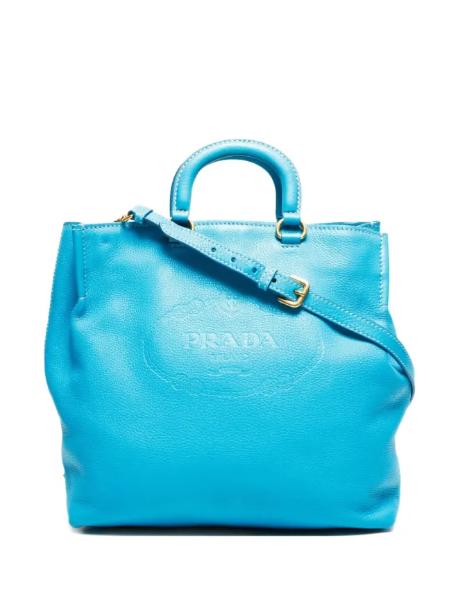 Prada Pre-Owned Prada ビンテージ Daino 2ウェイ デボス加工 トートバッグの商品画像