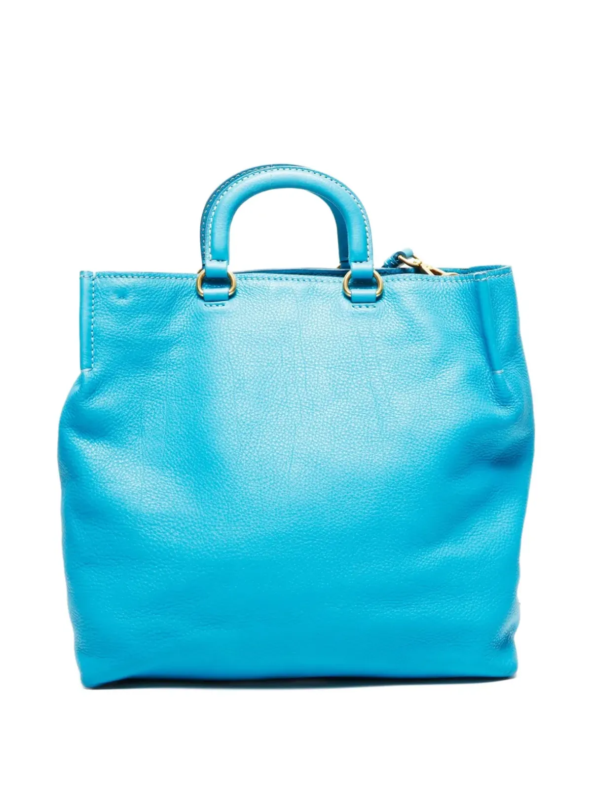 Prada ビンテージ Daino 2ウェイ デボス加工 トートバッグ - 画像2