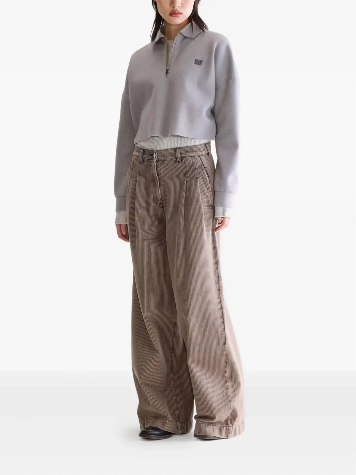 Bellerose コーデュロイデニム ジーンズ N.74 ブラウン - 画像2