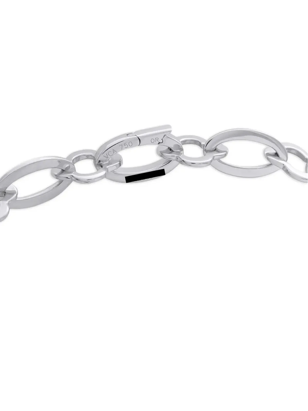 Van Cleef & Arpels Pre-Owned アルハンブラ ネックレス - シルバー - 画像2