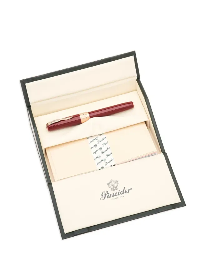 Pineider Pineider クラシック ローズゴールド ローラーボールペン レッドの商品画像