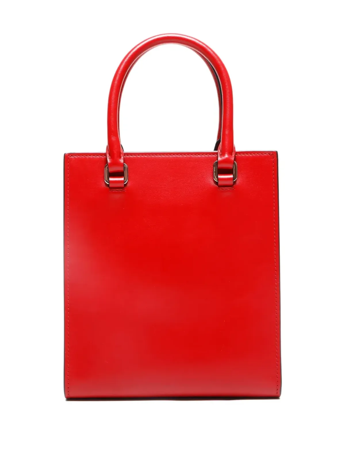 Prada ビンテージ 2020-2025年代 ミニ 2ウェイ 三角形エンボス トートバッグ - レッド - 画像2