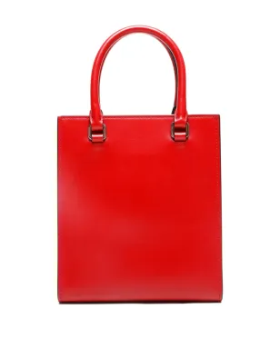 Prada ビンテージ 2020-2025年代 ミニ 2ウェイ 三角形エンボス トートバッグ - レッド - サムネイル2