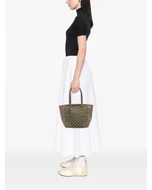 ビンテージ Gucci GGキャンバス Bree トートバッグ - ブラウン - サムネイル2
