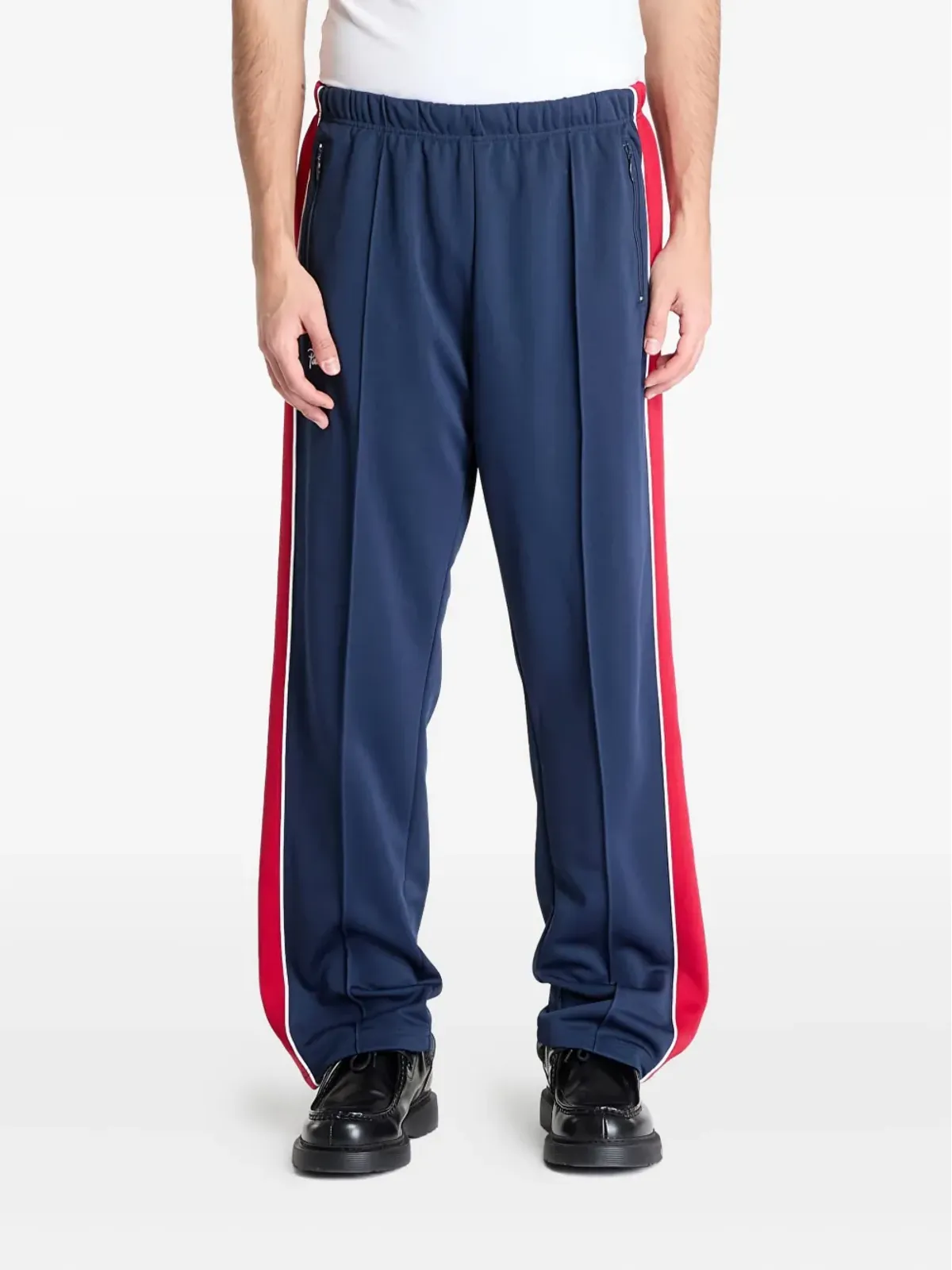 PATTA ジップポケット付き トラックパンツ ブルー - 画像2