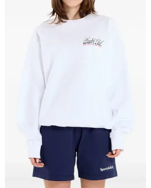 Sporty & Rich クルーネックセーター - ホワイト - サムネイル1