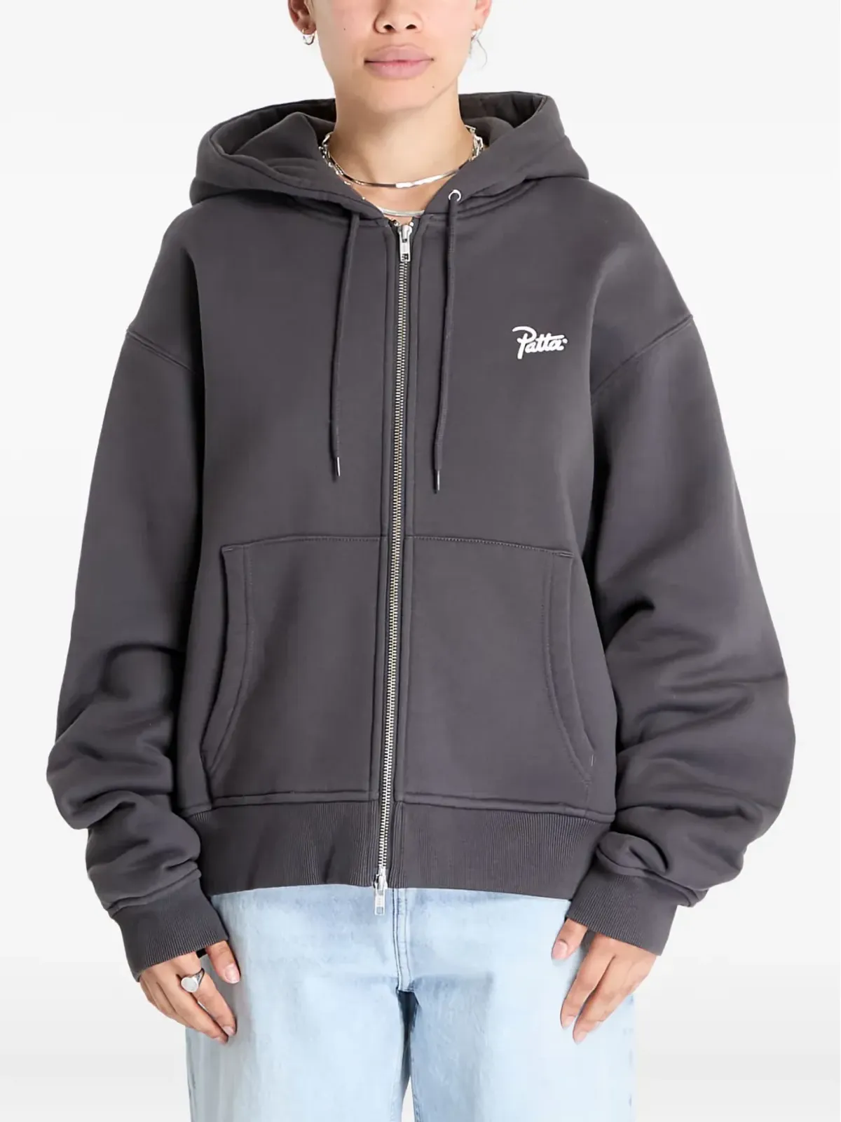 PATTA ジップファスナー付きフーディー - 画像3