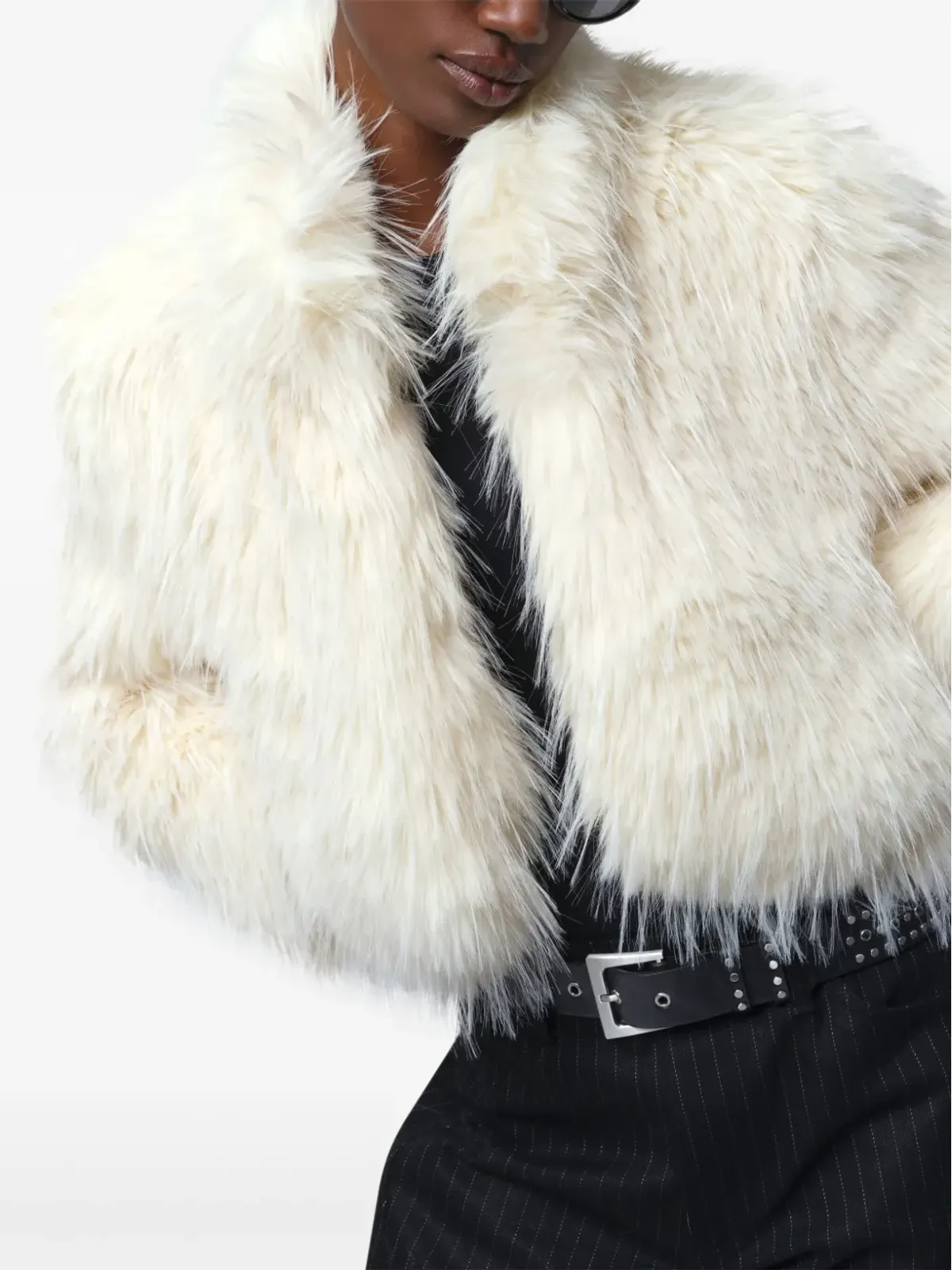 Apparis Ginette fringed jacket - White - 画像5